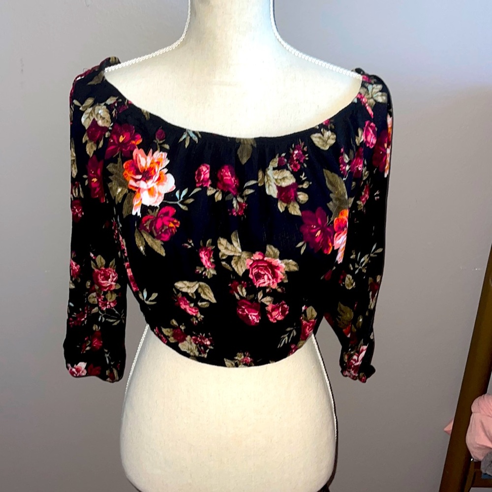 Long Sleeve Floral Top